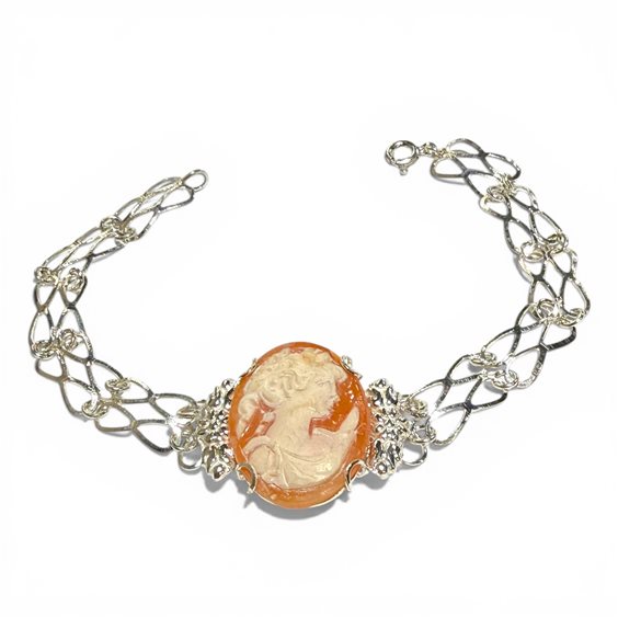 Bracciale Mandile 1922 Donna Cammei  in Argento Conchiglia 2MBRCM13 - 2MBRCM13